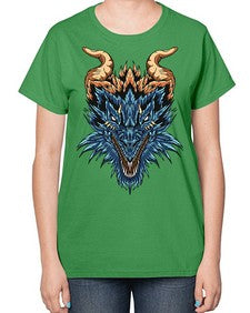 dragon 189# - dragon-  Ladies T-Shirt