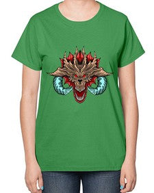 dragon 192# - dragon-  Ladies T-Shirt