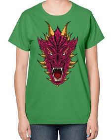 dragon 194# - dragon-  Ladies T-Shirt