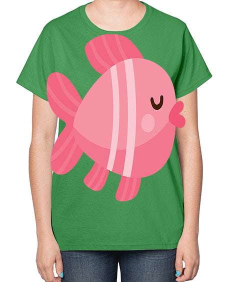fish 53# - shark-fish-  Ladies T-Shirt