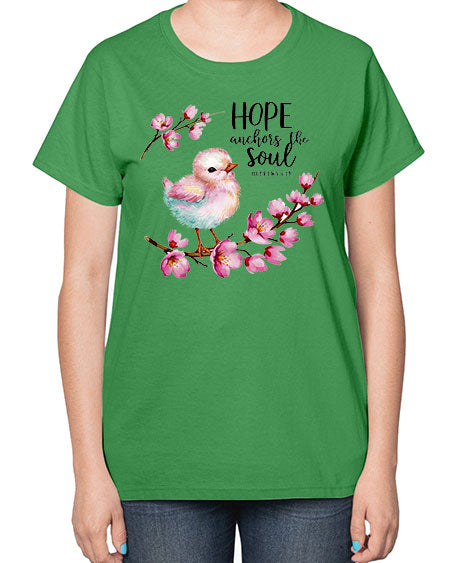 hope anchors the soul 41# - birds-  Ladies T-Shirt
