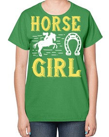 horse girl Style 51# - horse-  Ladies T-Shirt