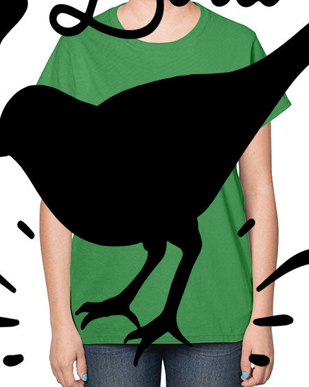 if you are a bird i am a bird 53# - birds-  Ladies T-Shirt