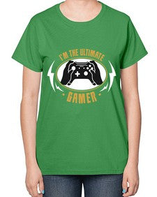 im the ultimate gamer 122# - video games-  Ladies T-Shirt