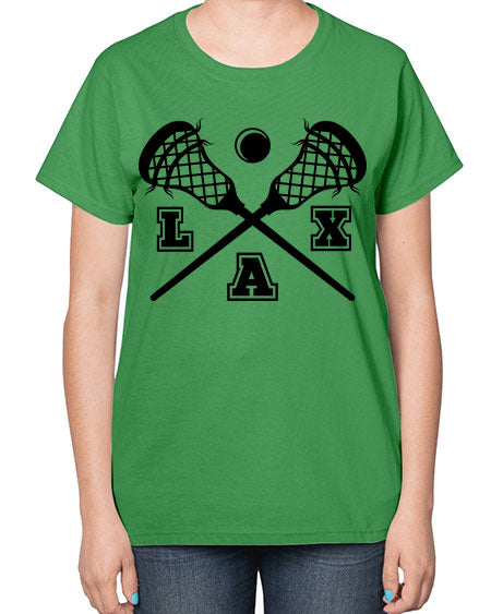 lax 12# - lacrosse-  Ladies T-Shirt