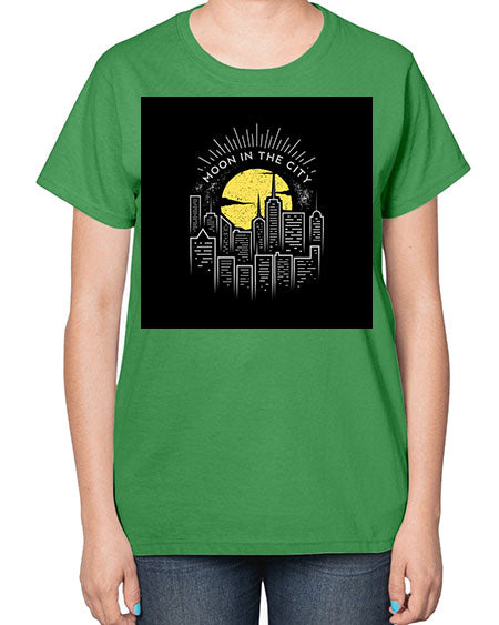 mooninthecity 2# - moon-  Ladies T-Shirt
