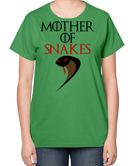 mother of snakes - snake-  Ladies T-Shirt
