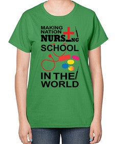 nurse tshirt png 1220# - nurse-  Ladies T-Shirt