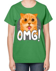 omg 968# - art pop art-  Ladies T-Shirt
