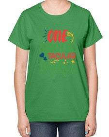one spook tacular teacher Style 329# - teacher-  Ladies T-Shirt