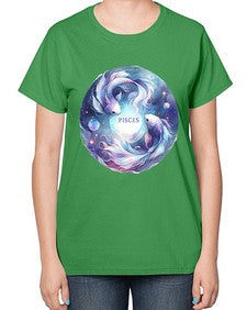 pisces 348# - pisces-  Ladies T-Shirt