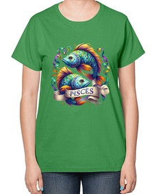 pisces 361# - pisces-  Ladies T-Shirt