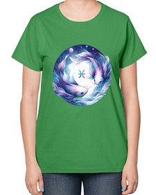 pisces 363# - pisces-  Ladies T-Shirt