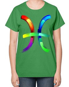 pisces 370# - pisces-  Ladies T-Shirt