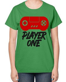 play one 145# - video games-  Ladies T-Shirt