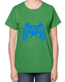 player 39# - video games-  Ladies T-Shirt