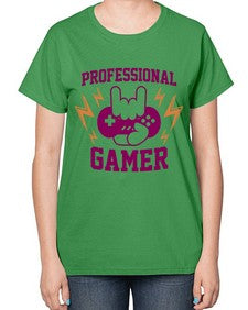 professional gamer 148# - video games-  Ladies T-Shirt