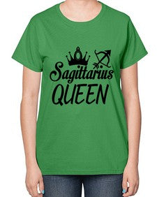 sagittarius queen 412# - sagittarius-  Ladies T-Shirt