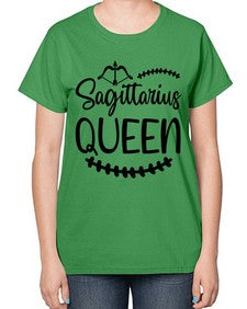 sagittarius queen 413# - sagittarius-  Ladies T-Shirt