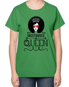 sagittarius queen 414# - sagittarius-  Ladies T-Shirt
