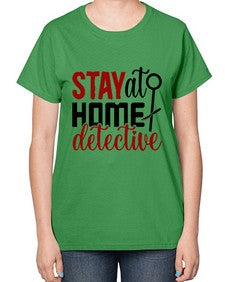 stay at home detective 1112# - true crime-  Ladies T-Shirt