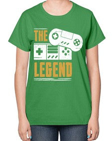 the legend 156# - video games-  Ladies T-Shirt