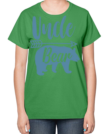 uncle bear 285# - bears - animals-  Ladies T-Shirt