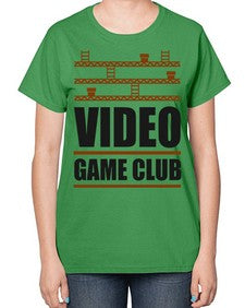 video game club 160# - video games-  Ladies T-Shirt