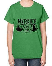 witchy vibes only 3# - witch-  Ladies T-Shirt