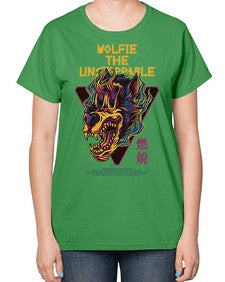 wolfie the unstoppable lvrw 1251# - art pop art-  Ladies T-Shirt