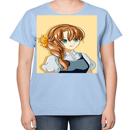 A beautiful princess 141# - anime-  Ladies T-Shirt