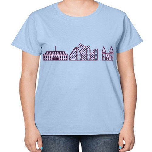 Aarhus 264# - cities-  Ladies T-Shirt