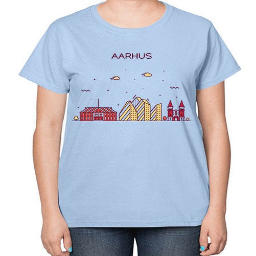 Aarhus 265# - cities-  Ladies T-Shirt