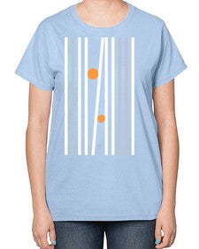 Abstract Shape 202# - art pop art-  Ladies T-Shirt