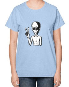 Alien 59# - ufo-  Ladies T-Shirt