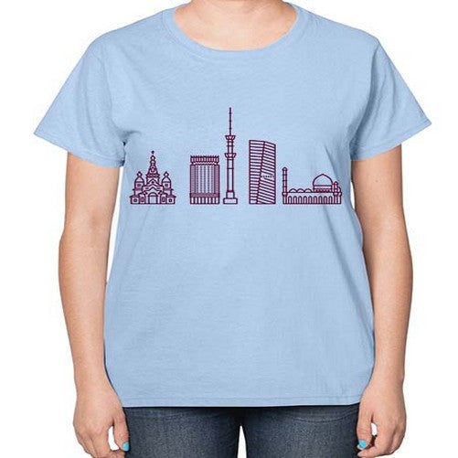 Almaty 307# - cities-  Ladies T-Shirt