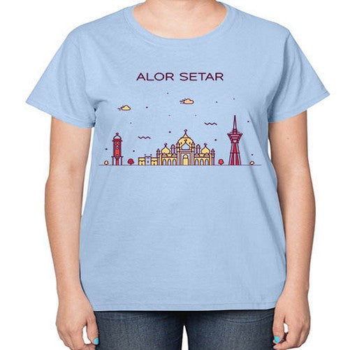 AlorSetar 312# - cities-  Ladies T-Shirt