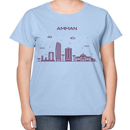 Amman 314# - cities-  Ladies T-Shirt