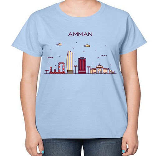 Amman 316# - cities-  Ladies T-Shirt