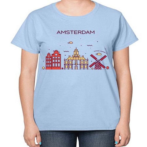 Amsterdam 321# - cities-  Ladies T-Shirt
