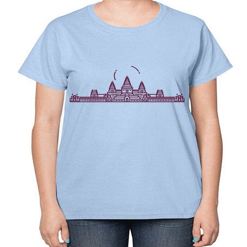 AngkorWat 327# - cities-  Ladies T-Shirt