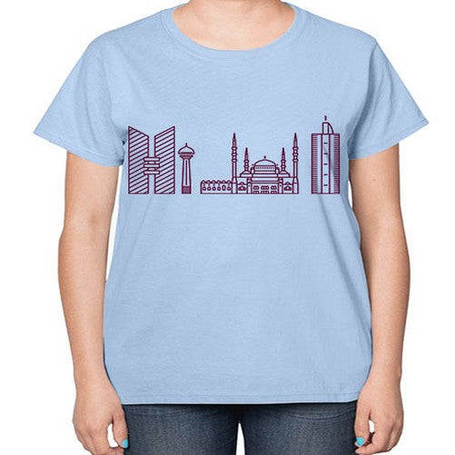 Ankara 331# - cities-  Ladies T-Shirt
