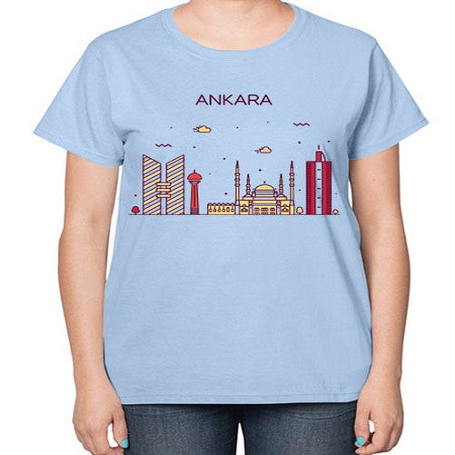 Ankara 332# - cities-  Ladies T-Shirt