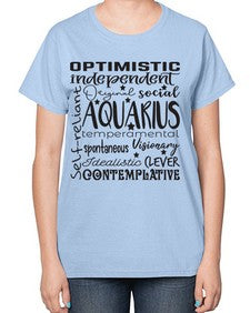Aquarius 563# - aquarius-  Ladies T-Shirt