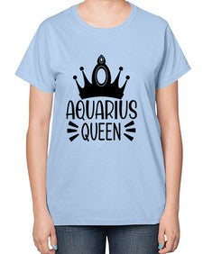Aquarius queen 73# - aquarius-  Ladies T-Shirt