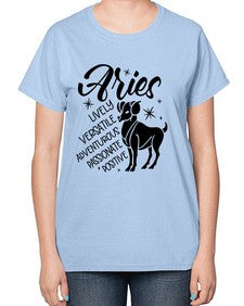 Aries 100# - aries-  Ladies T-Shirt