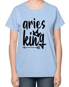 Aries king 108# - aries-  Ladies T-Shirt