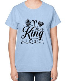 Aries king 111# - aries-  Ladies T-Shirt
