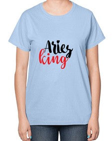 Aries king 96# - aries-  Ladies T-Shirt