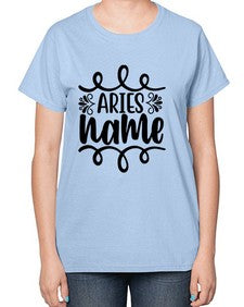 Ariesname 112# - aries-  Ladies T-Shirt